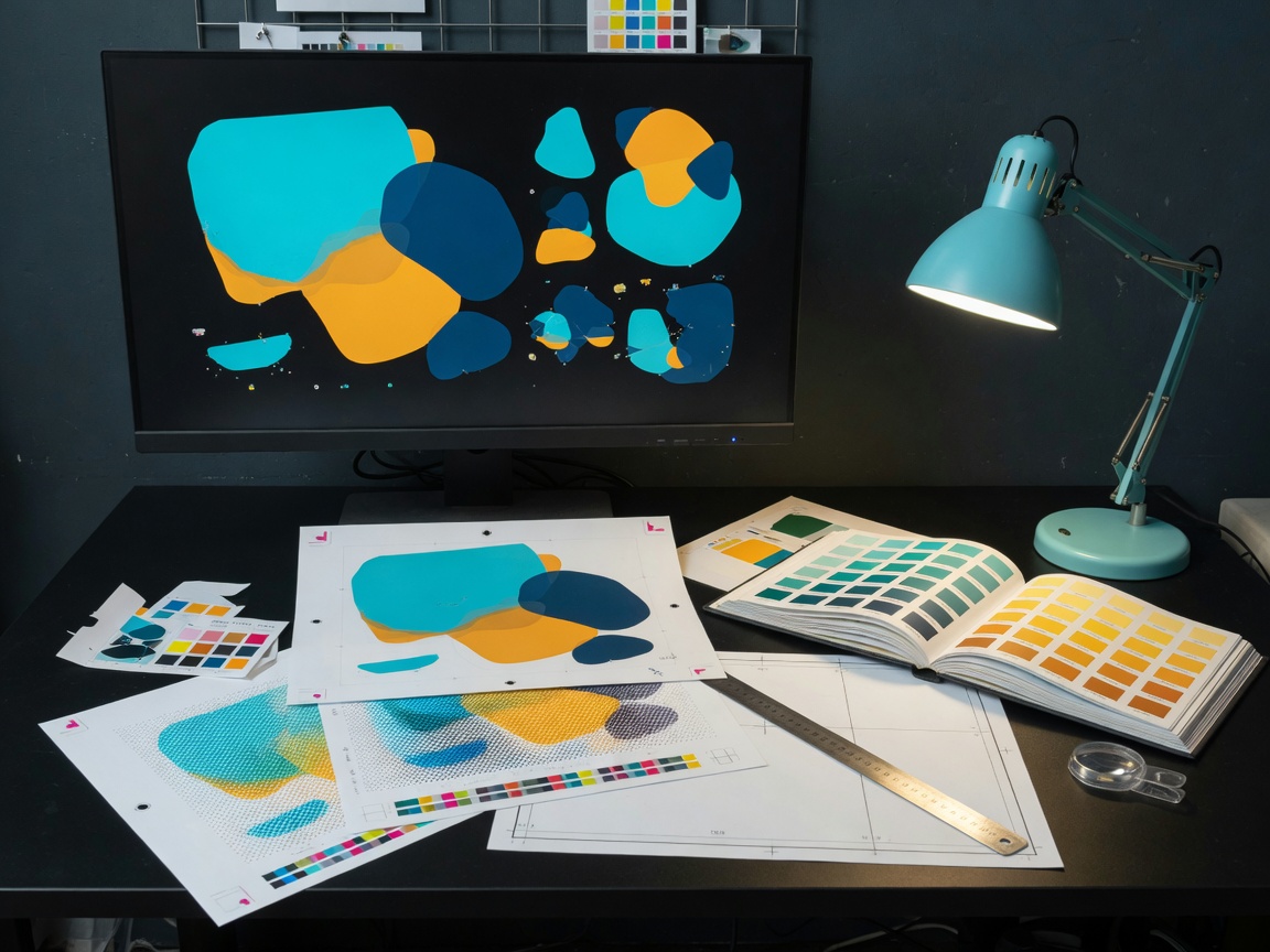 Designer workstation with proofs